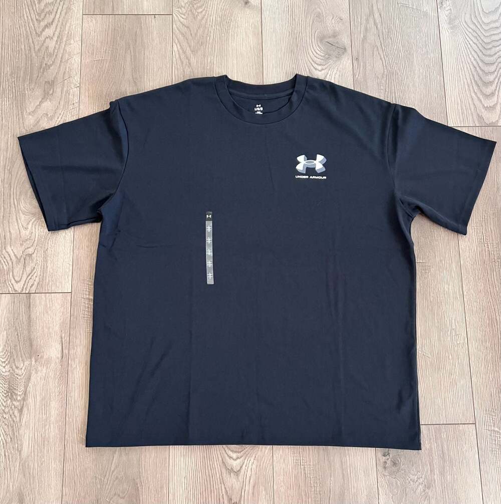 Under Armour Men's Heavyweight Short Sleeve T-Shirt Navy Blue